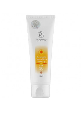 Солнцезащитный тональный крем-антиоксидант для лица SPF-30 - Renew Sunscreen Cream SPF-30 Demi Make-Up 80 мл Солнцезащитный тональный крем-антиоксидант для лица SPF-30 - Renew Sunscreen Cream SPF-30 Demi Make-Up 80 мл