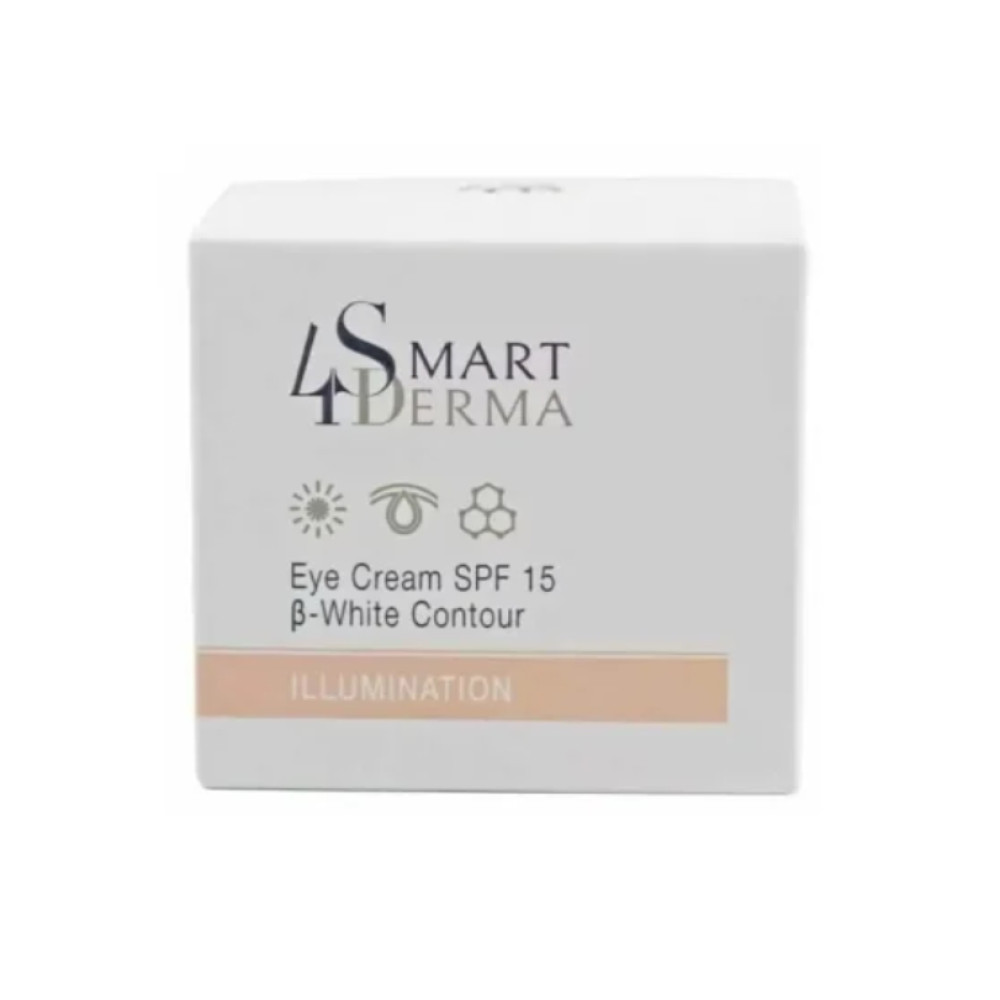 Осветляющий крем SPF 15 Сияющий взгляд - Smart4Derma Illumination Eye Cream SPF 15 B-White Contour 30 мл Осветляющий крем SPF 15 Сияющий взгляд - Smart4Derma Illumination Eye Cream SPF 15 B-White Contour 30 мл