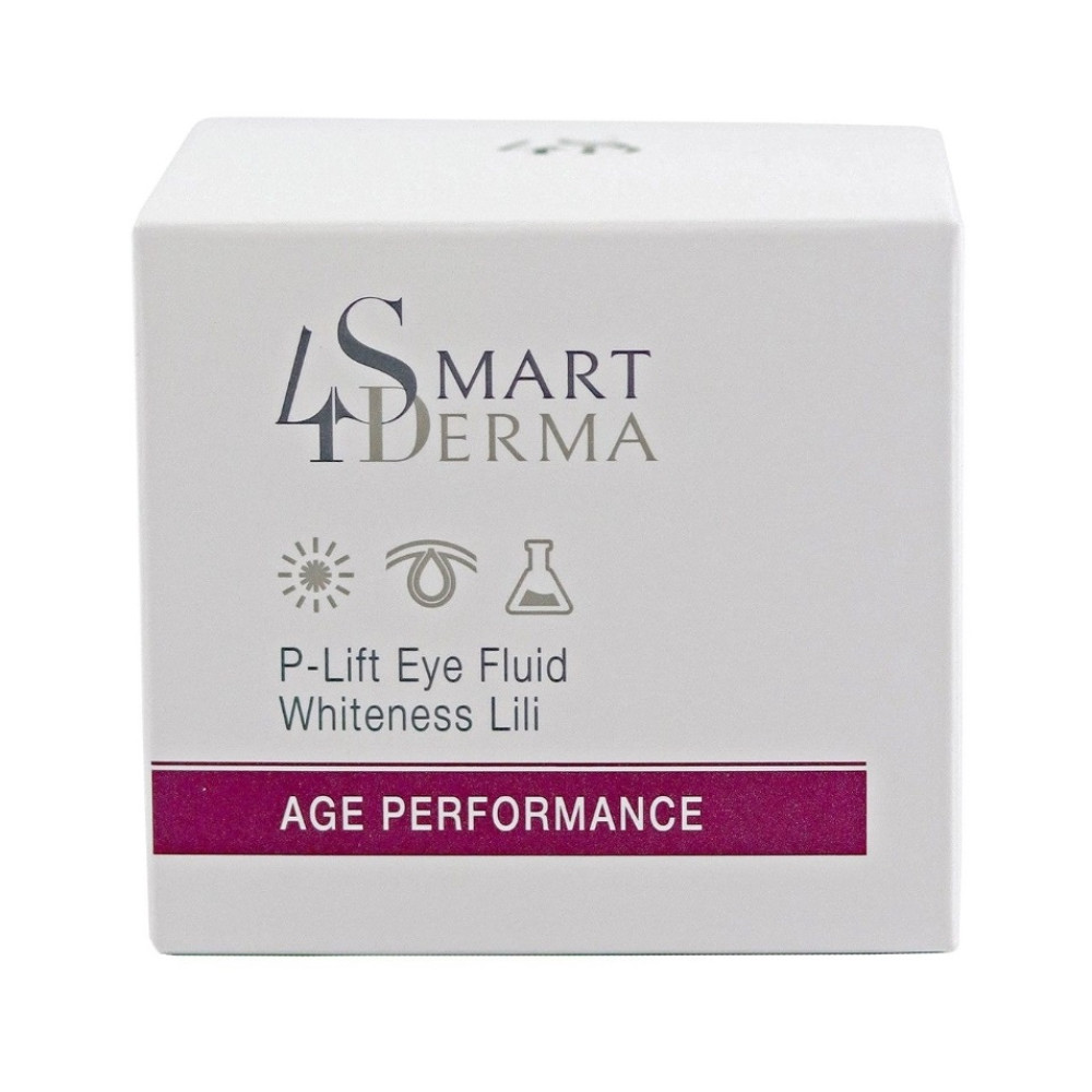 Пептидный лифтинг-флюид для зоны вокруг глаз Белоснежная лилия - Smart4Derma Age Performance P-Lift Eye Fluid Whiteness Lili 30 мл Пептидный лифтинг-флюид для зоны вокруг глаз Белоснежная лилия - Smart4Derma Age Performance P-Lift Eye Fluid Whiteness Lili 30 мл