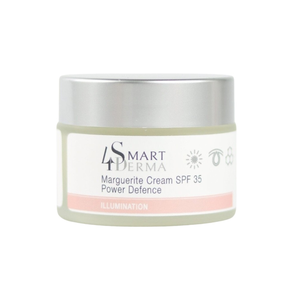 Передовой дневной крем SPF 35 с экстрактом маргаритки - Smart4Derma Illumination Marguerite Cream SPF 35 Power Defence 50 мл Передовой дневной крем SPF 35 с экстрактом маргаритки - Smart4Derma Illumination Marguerite Cream SPF 35 Power Defence 50 мл