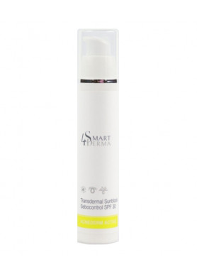 Трансдермальный санблок SPF30 - Smart4Derma Acne Derm Active Transdermal Sunblock Sebocontrol Cream 50 мл