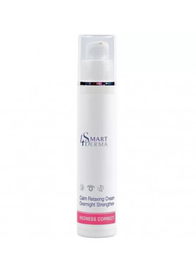 Укрепляющий ночной крем для чувствительной и куперозной кожи - Smart4Derma Redness Correct Calm Relaxing Cream Overnight Strengthen 50 мл Укрепляющий ночной крем для чувствительной и куперозной кожи - Smart4Derma Redness Correct Calm Relaxing Cream Overnight Strengthen 50 мл