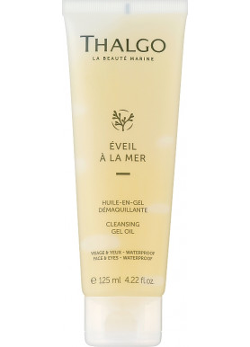 Очищающее водостойкое гель-масло для глаз и губ / Make-up Removing Cleansing Gel-oil Thalgo 125 мл Очищающее водостойкое гель-масло для глаз и губ / Make-up Removing Cleansing Gel-oil Thalgo 125 мл