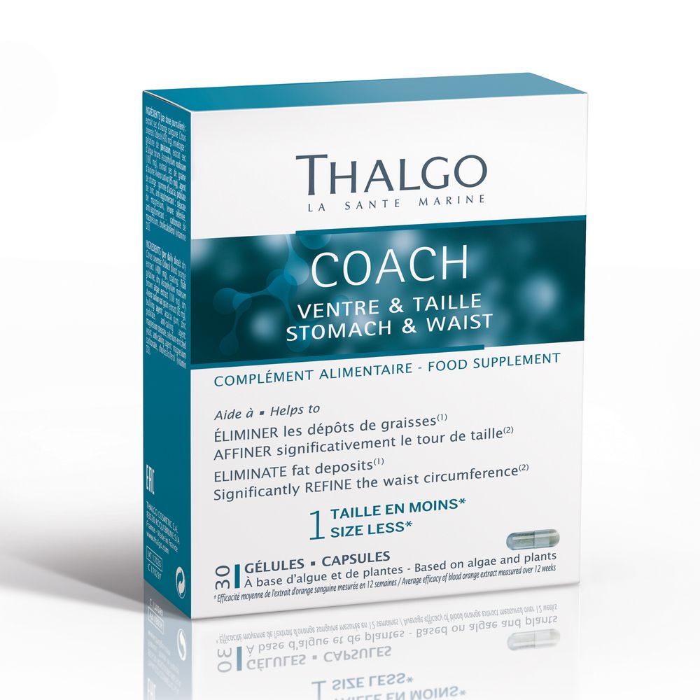 Коуч живот и талия - Thalgo Coach Stomach And Waist 30 капсул Коуч живот и талия - Thalgo Coach Stomach And Waist 30 капсул