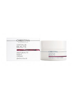 Chateau de Beaute Deep Beaute Night Cream - Шато де Боте Интенсивный обновляющий ночной крем 50 мл Christina Chateau de Beaute Deep Beaute Night Cream - Шато де Боте Интенсивный обновляющий ночной крем 50 мл Christina