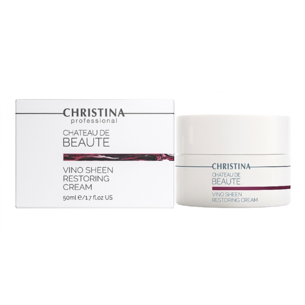 Chateau de Beaute Vino Sheen Restoring Cream - Шато де Боте Восстанавливающий крем "Великолепие" 50 мл Christina Chateau de Beaute Vino Sheen Restoring Cream - Шато де Боте Восстанавливающий крем "Великолепие" 50 мл Christina