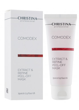 Comodex Extract & Refine Peel-off mask - Комодекс Маска-пленка против черных точек 75 мл Christina Comodex Extract & Refine Peel-off mask - Комодекс Маска-пленка против черных точек 75 мл Christina