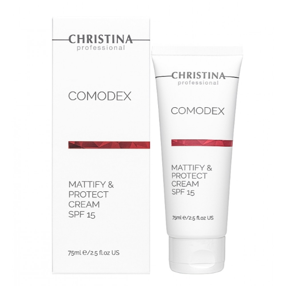 Comodex Mattify&Protect Cream SPF 15 - Комодекс Крем «Матирование и защита» с SPF 15 75 мл Christina