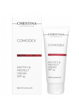 Comodex Mattify&Protect Cream SPF 15 - Комодекс Крем «Матирование и защита» с SPF 15 75 мл Christina Comodex Mattify&Protect Cream SPF 15 - Комодекс Крем «Матирование и защита» с SPF 15 75 мл Christina