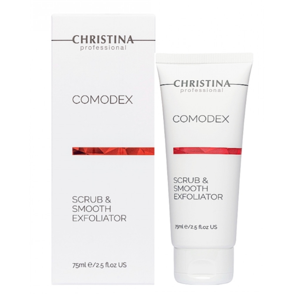Comodex Scrub & Smooth exfoliator - Комодекс Выравнивающий скраб-эксфолиатор 75 мл Christina Comodex Scrub & Smooth exfoliator - Комодекс Выравнивающий скраб-эксфолиатор 75 мл Christina