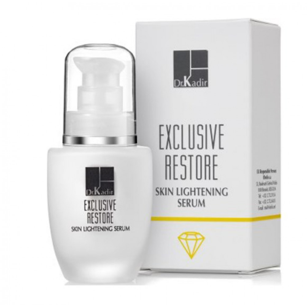 Сыворотка осветляющая Dr. Kadir - Exclusive restore skin lightening serum 30 мл Сыворотка осветляющая Dr. Kadir - Exclusive restore skin lightening serum 30 мл