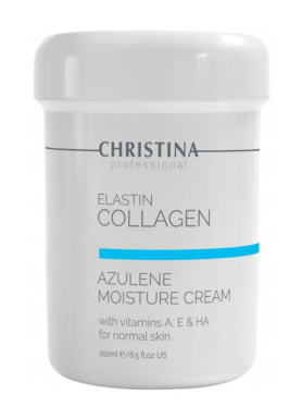 Elastin Collagen Azulene Moisture Cream with Vit. A, E & HA - Увлажняющий крем для нормальной кожи "Элластин, коллаген, азулен" 250 мл Christina Elastin Collagen Azulene Moisture Cream with Vit. A, E & HA - Увлажняющий крем для нормальной кожи "Элластин, коллаген, азулен" 250 мл Christina