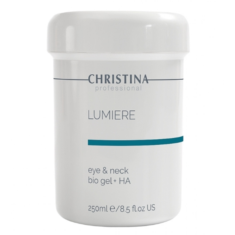 Eye & Neck Bio gel + HA - Lumiere - Гель Люмире с гиалуроновой кислотой для кожи вокруг глаз и шеи 250 мл Christina Eye & Neck Bio gel + HA - Lumiere - Гель Люмире с гиалуроновой кислотой для кожи вокруг глаз и шеи 250 мл Christina