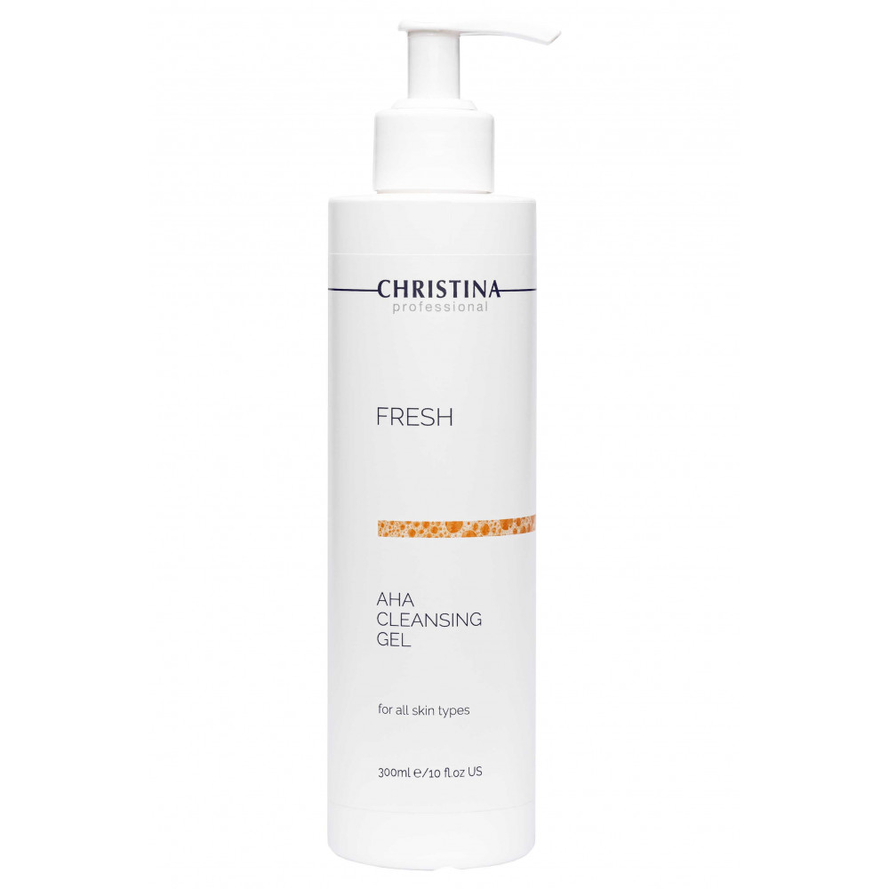 Fresh AHA Cleansing Gel - Очищающий гель с фруктовыми кислотами для всех типов кожи 300 мл Christina