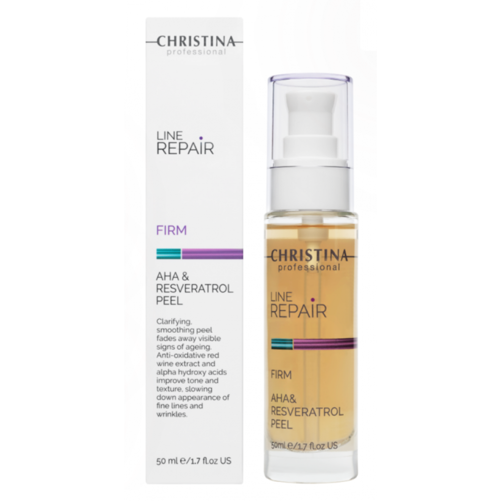 Line Repair Firm AHA Resveratrol Peel - Пилинг с AHA-кислотами и ресвератролом 50 мл Christina
