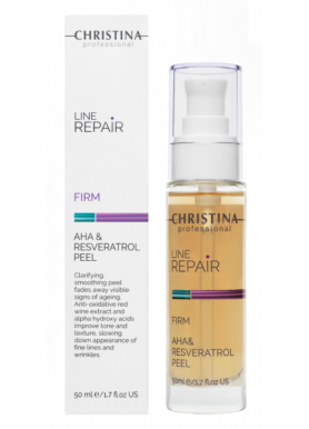 Line Repair Firm AHA Resveratrol Peel - Пилинг с AHA-кислотами и ресвератролом 50 мл Christina