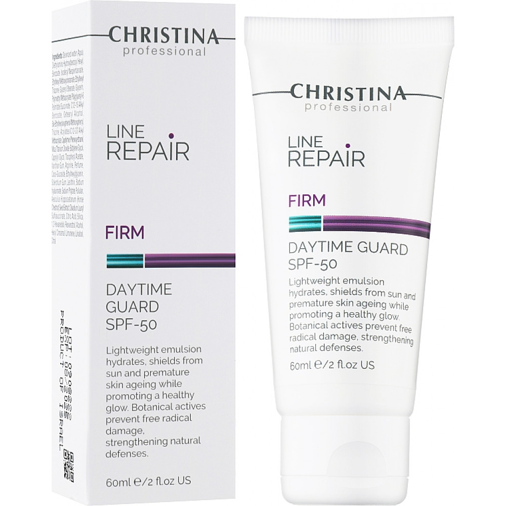 Line Repair Firm Daytime Guard SPF 50 - Легкий захисний денний крем для обличчя СПФ 50 60 мл Christina