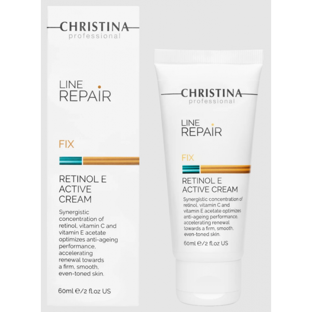 Line Repair Fix Retinol E Active Cream - Крем с ретинолом и витамином Е 60 мл Christina