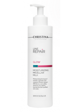 Line Repair Glow Moisturizing Micellar Milk - Увлажняющее мицеллярное молочко 300 мл Christina