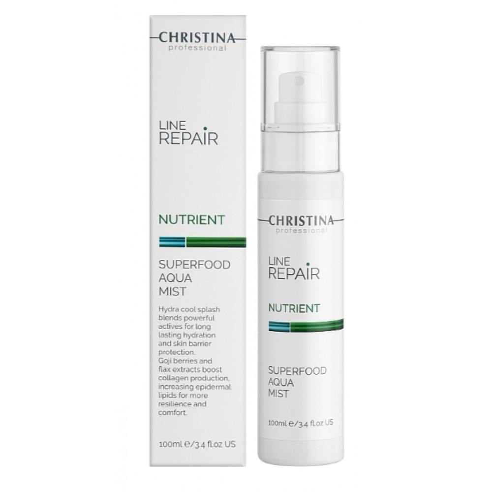 Line Repair Nutrient Superfood Aqua Mist - Освежающий спрей для лица с суперфудами 100 мл Christina 