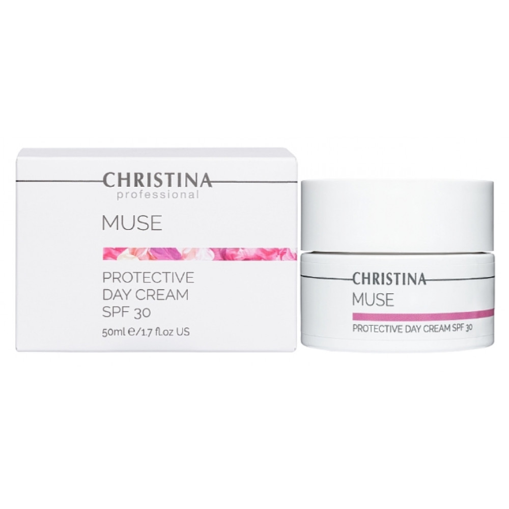 Muse Protective Day Cream SPF 30 - Мьюз Защитный дневной крем с SPF 30 50 мл Christina Muse Protective Day Cream SPF 30 - Мьюз Защитный дневной крем с SPF 30 50 мл Christina