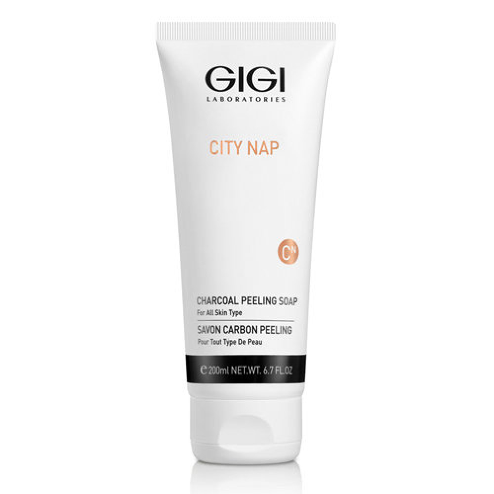 City Nap Charcoal Peeling Soap / Карбоновое мыло-пилинг 200 мл GiGi