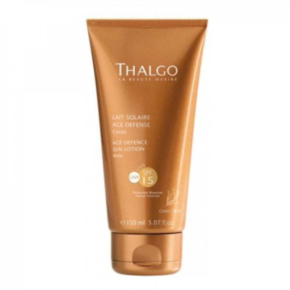 Солнцезащитный лосьон СПФ 15 / SPF 15 Age Defence Sun Lotion Thalgo 150 мл Солнцезащитный лосьон СПФ 15 / SPF 15 Age Defence Sun Lotion Thalgo 150 мл