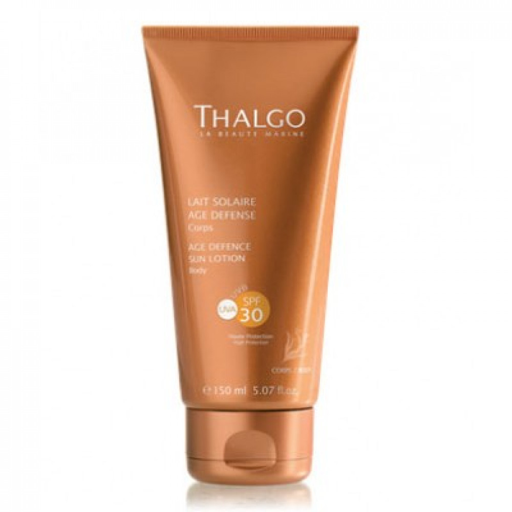 Солнцезащитный лосьон СПФ 30 / SPF 30 Age Defence Sun Lotion Thalgo 150 мл Солнцезащитный лосьон СПФ 30 / SPF 30 Age Defence Sun Lotion Thalgo 150 мл