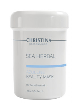 Sea Herbal Beauty Mask Azulene - Азуленовая маска красоты для чувствительной кожи 250 мл Christina Sea Herbal Beauty Mask Azulene - Азуленовая маска красоты для чувствительной кожи 250 мл Christina