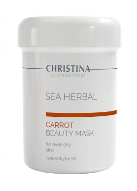 Sea Herbal Beauty Mask Carrot - Морковная маска красоты для сухой, раздраженной, чувствительной кожи 250 мл Christina Sea Herbal Beauty Mask Carrot - Морковная маска красоты для сухой, раздраженной, чувствительной кожи 250 мл Christina