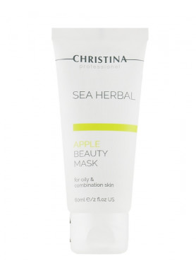 Sea Herbal Beauty Mask Green Apple - Яблочная маска красоты для жирной и комбинированной кожи 60 мл Christina Sea Herbal Beauty Mask Green Apple - Яблочная маска красоты для жирной и комбинированной кожи 60 мл Christina