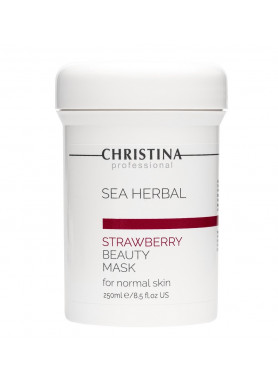 Sea Herbal Beauty Mask Strawberry - Клубничная маска красоты для нормальной кожи 250 мл Christina Sea Herbal Beauty Mask Strawberry - Клубничная маска красоты для нормальной кожи 250 мл Christina