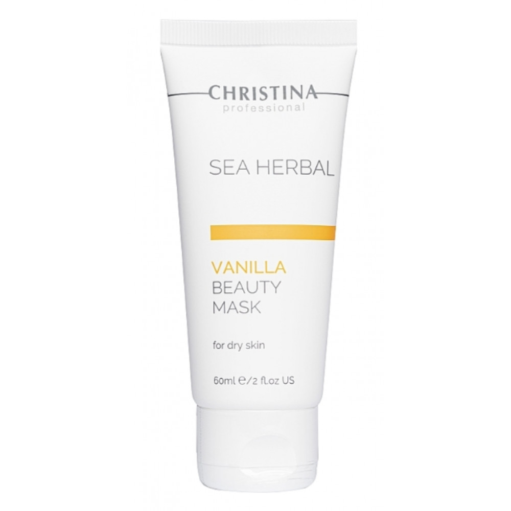 Sea Herbal Beauty Mask Vanilla - Ванильная маска красоты для сухой кожи 60 мл Christina