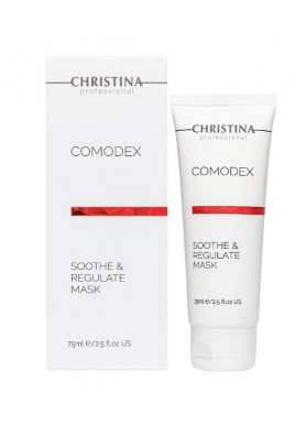 Comodex Soothe&Regulate Mask - Комодекс Успокаивающая и регулирующая маска 75 мл Christina Comodex Soothe&Regulate Mask - Комодекс Успокаивающая и регулирующая маска 75 мл Christina