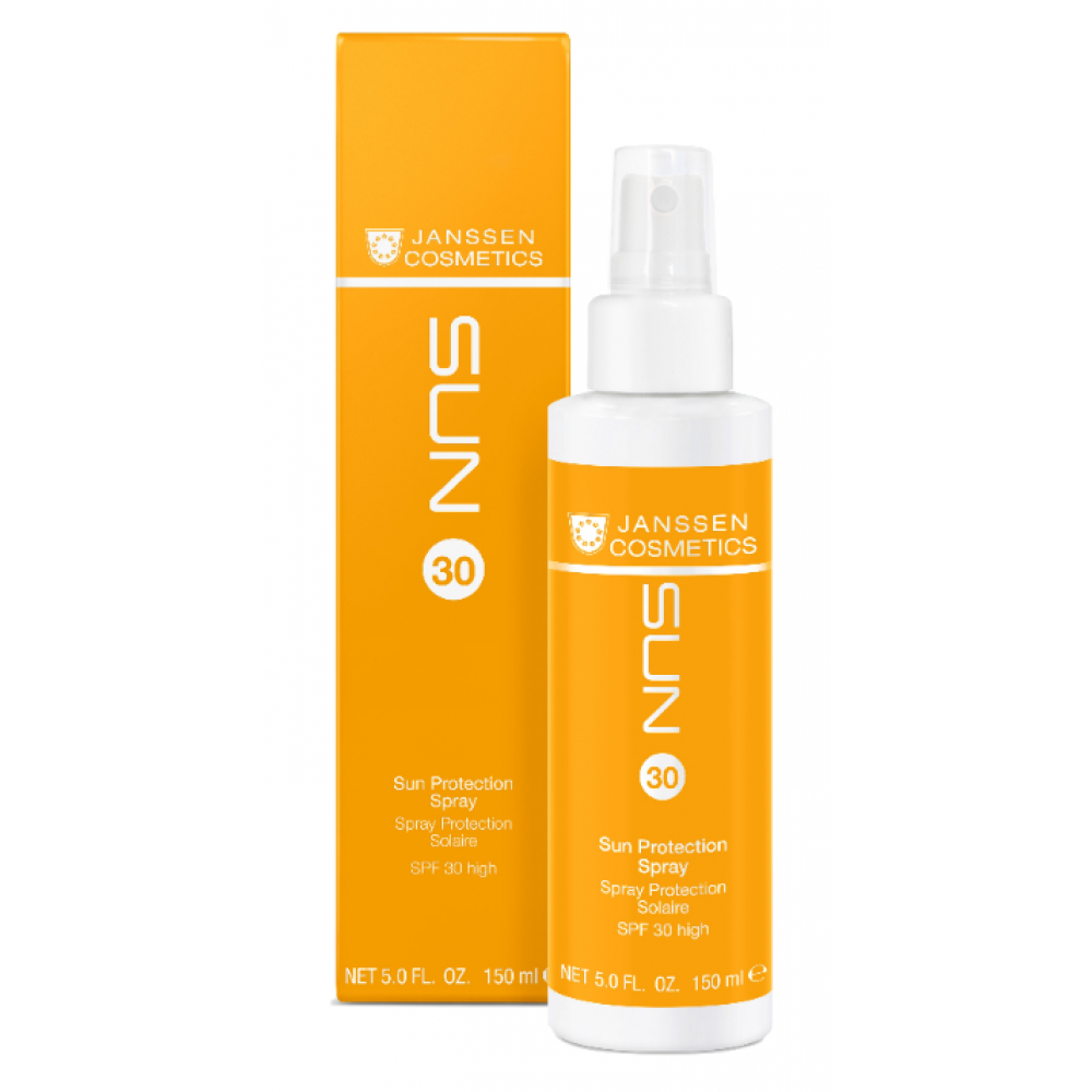 Sun Protection Spray SPF-30 / Антивозрастной солнцезащитный спрей для лица и тела 150 мл Janssen