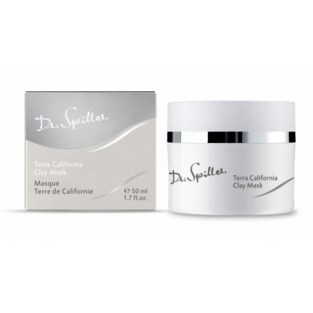 Terra California Clay Mask Dr. Spiller - Очищающая маска с лечебной глиной для сухой и нормальной кожи 50 мл Terra California Clay Mask Dr. Spiller - Очищающая маска с лечебной глиной для сухой и нормальной кожи 50 мл