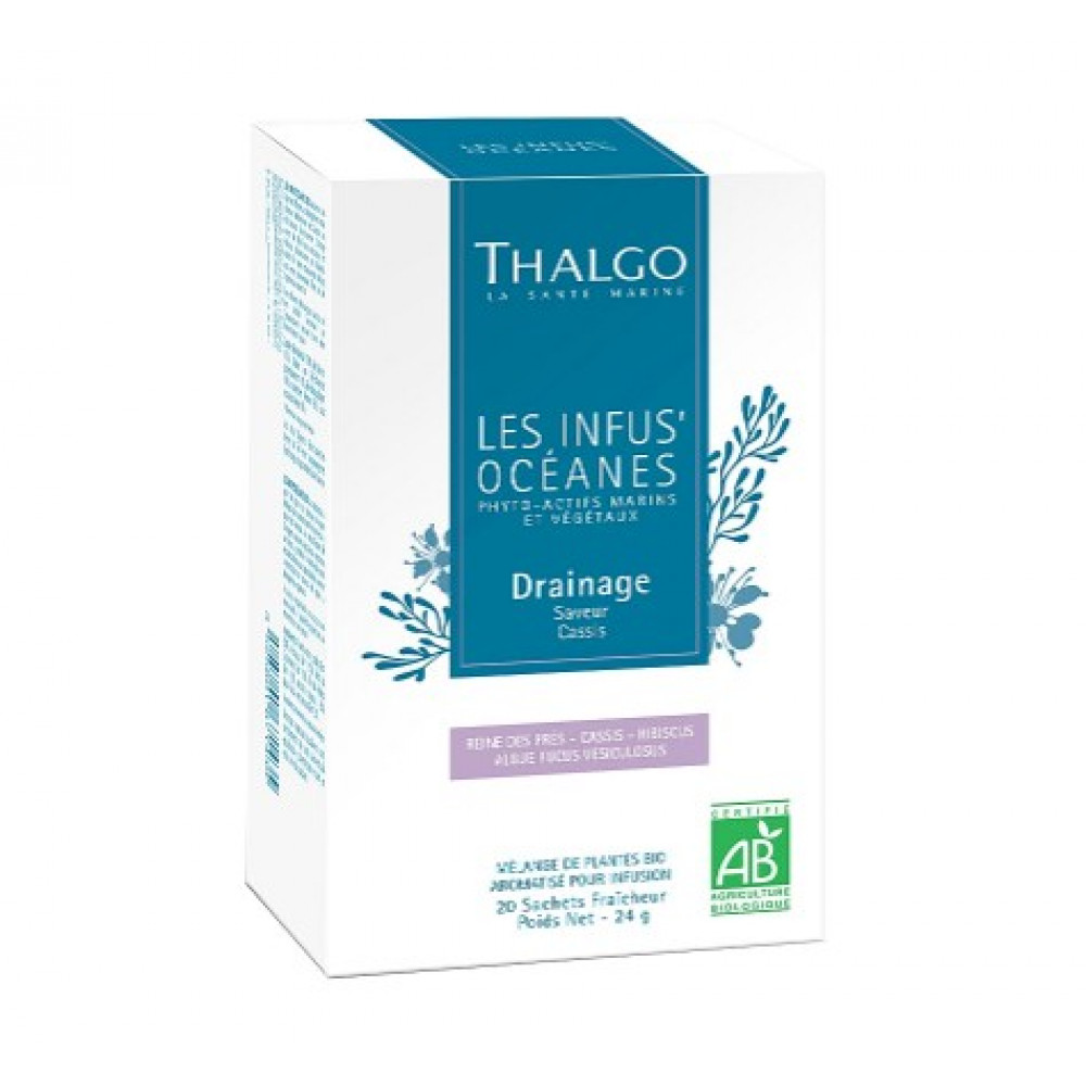 Травяной настой Океан Дренаж / Thalgo Les Infus Oceanes Drainage 20 пакетиков