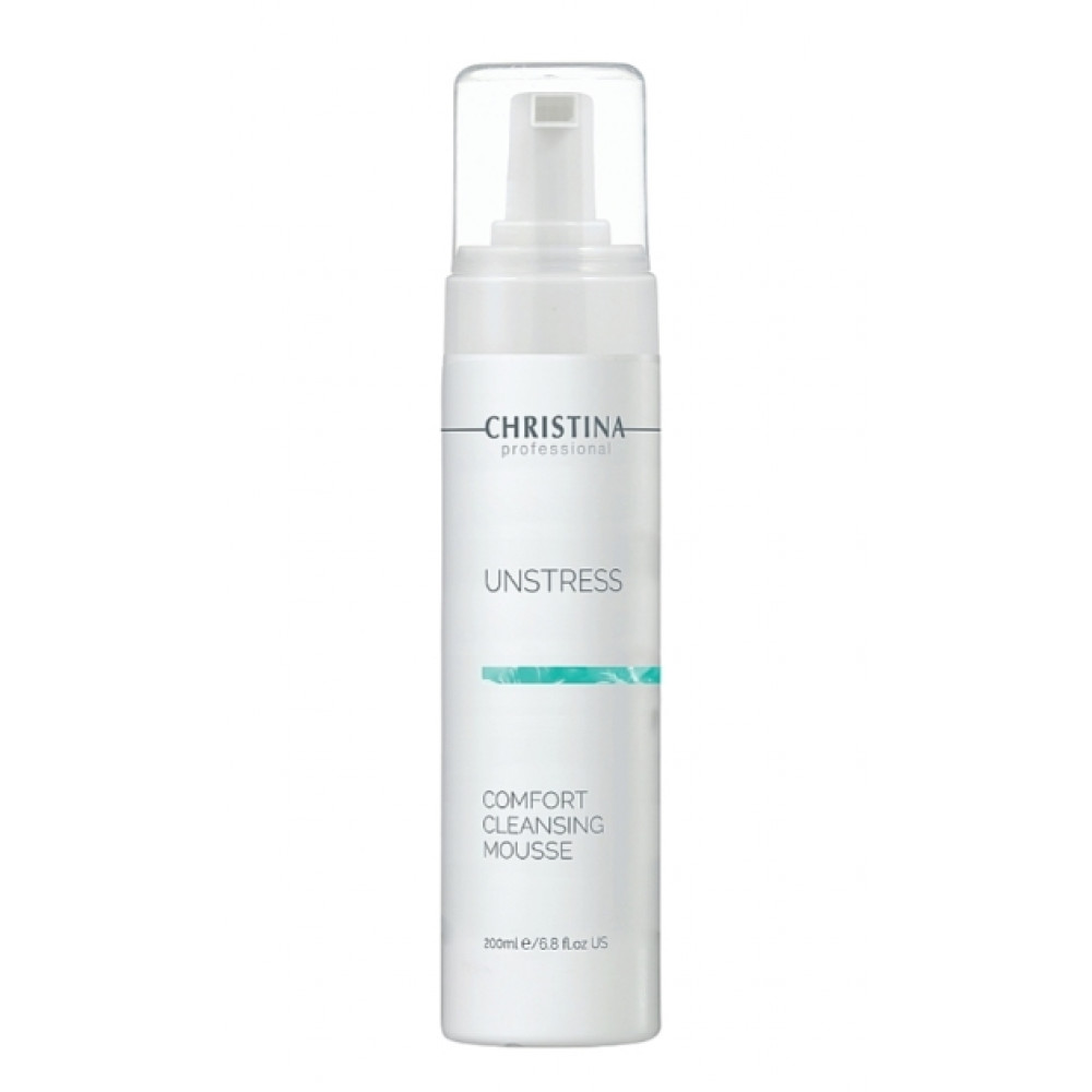 Unstress Comfort Cleansing Mousse - Анстресс Очищающий мусс 200 мл Christina