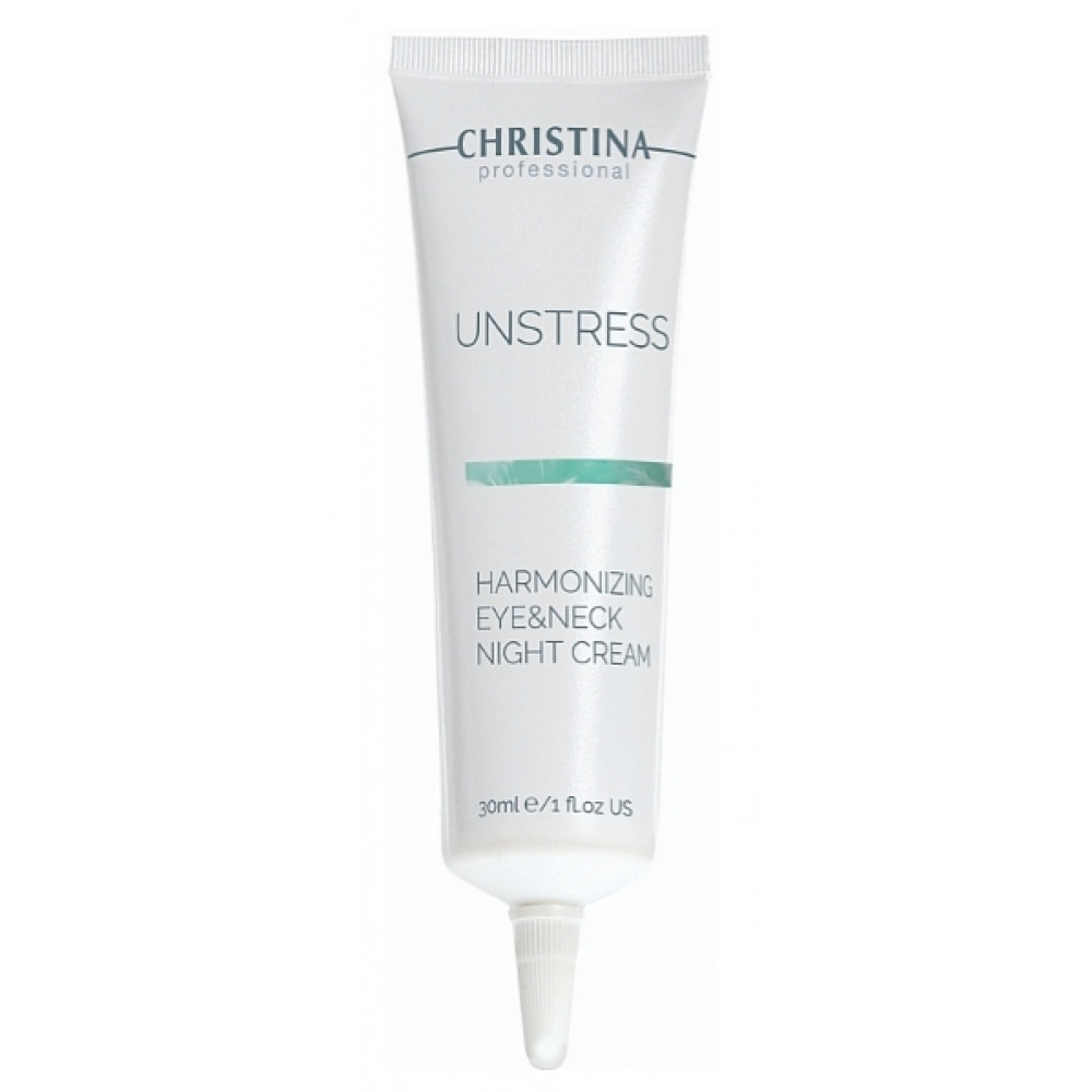 Unstress Harmonizing Night Cream Eye&Neck - Анстресс Ночной крем для кожи вокруг глаз и шеи 30 мл Christina