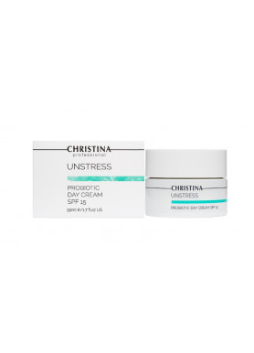 Unstress ProBiotic day Cream SPF 15 - Анстресс Дневной крем с пробиотическим действием SPF 15 50 мл Christina Unstress ProBiotic day Cream SPF 15 - Анстресс Дневной крем с пробиотическим действием SPF 15 50 мл Christina